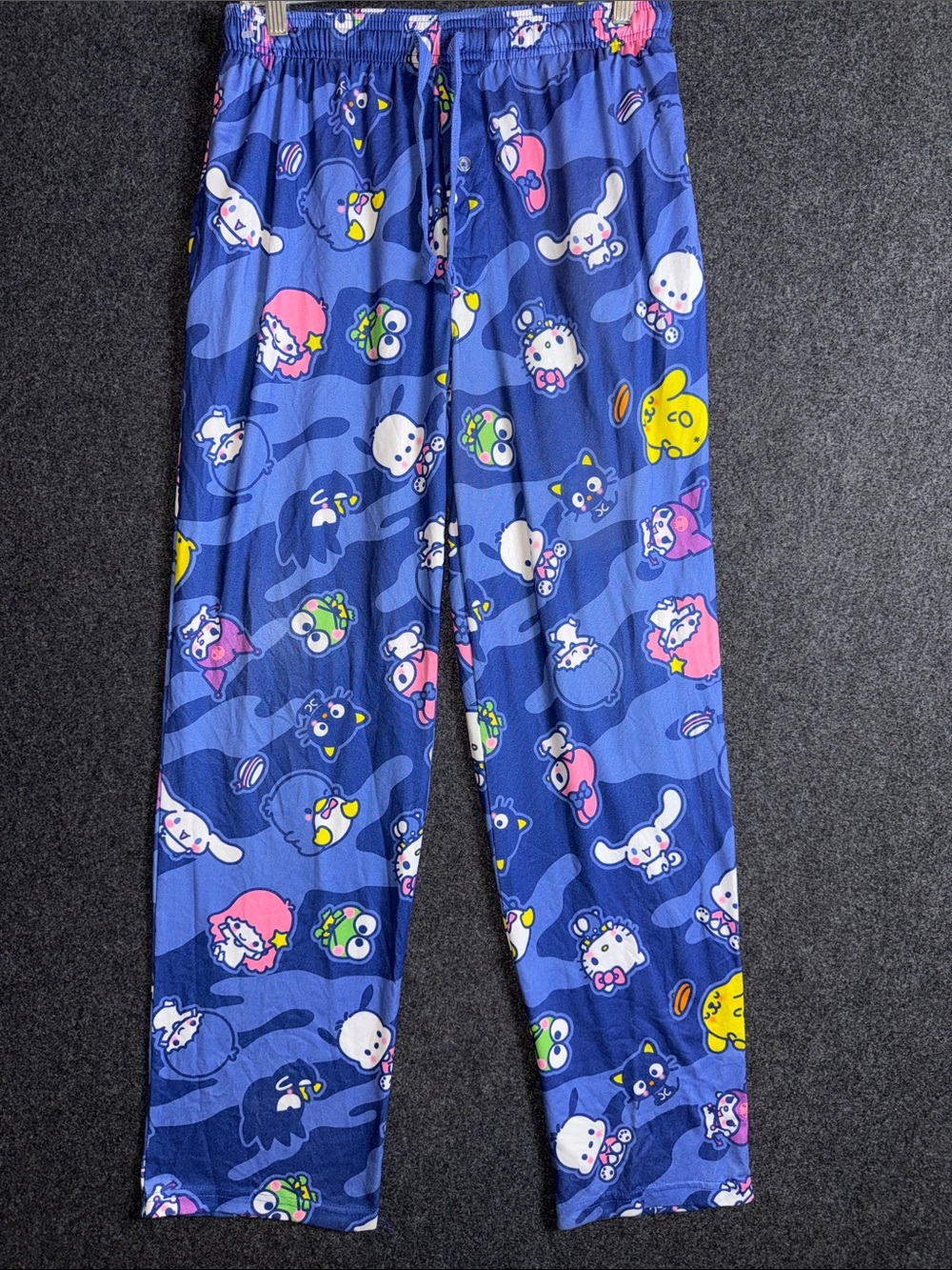 Hello Kitty Navy Blue Character-Print Pajama Pants